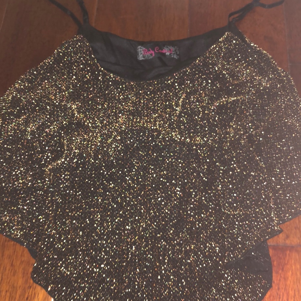 Glittery crop top